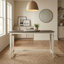 Ensemble de table de salle à manger à hauteur de comptoir moderne à deux tons 4pc