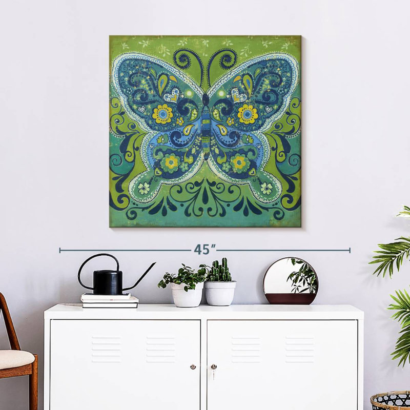 Brampt Butterfly Mosaic, 30" H x 30" W