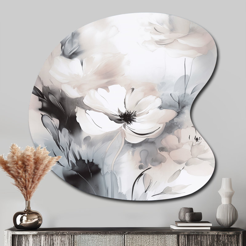 Décoration murale irrégulière en forme de goutte d'eau Rousseau, H 33 po x l 33 po