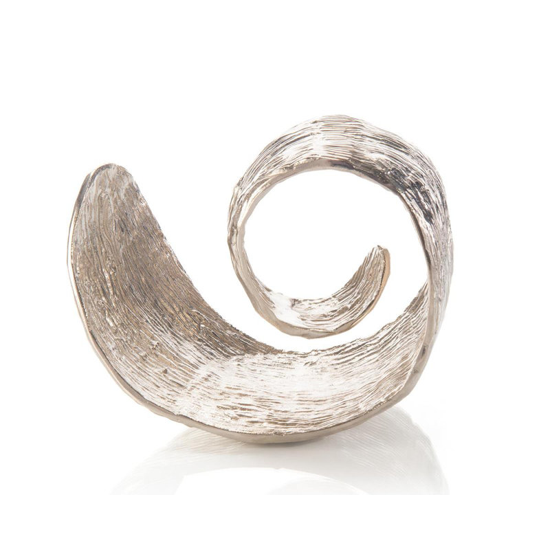 Boucle organique en nickel, H 7 po x l 9 po x P 4,75 po