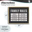 Cadre flottant noir Family Rules-986742178-986742177