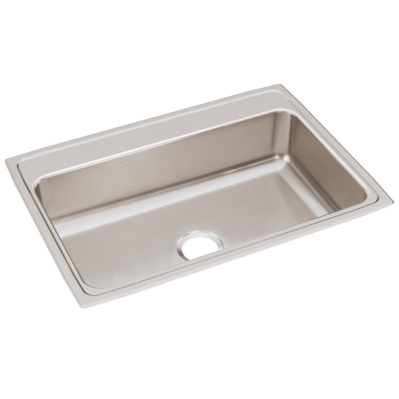 Évier de cuisine encastrable L 31 po x l 22 po Lustertone, 0 trou