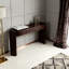 Console avec plateau ovale et deux tiroirs-304947805