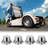 VEVOR Rear Axle Cover Combo Kit ABS Lug Nut Covers with Nut Cover Tools