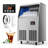 CIM Coolski 100 Lb. Daily Production Cube Clear Ice Under Counter Built-in Freestanding Ice Maker Machine
