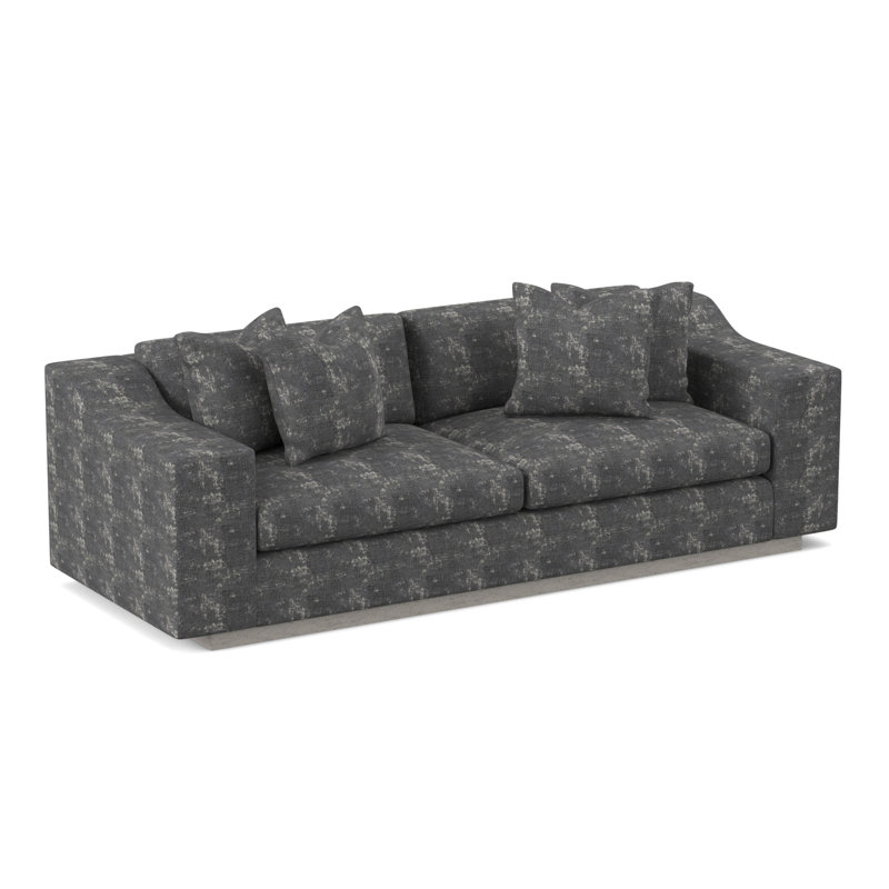 Barrett Sofa, Bisque, Filigree Ivory 100% Polyester