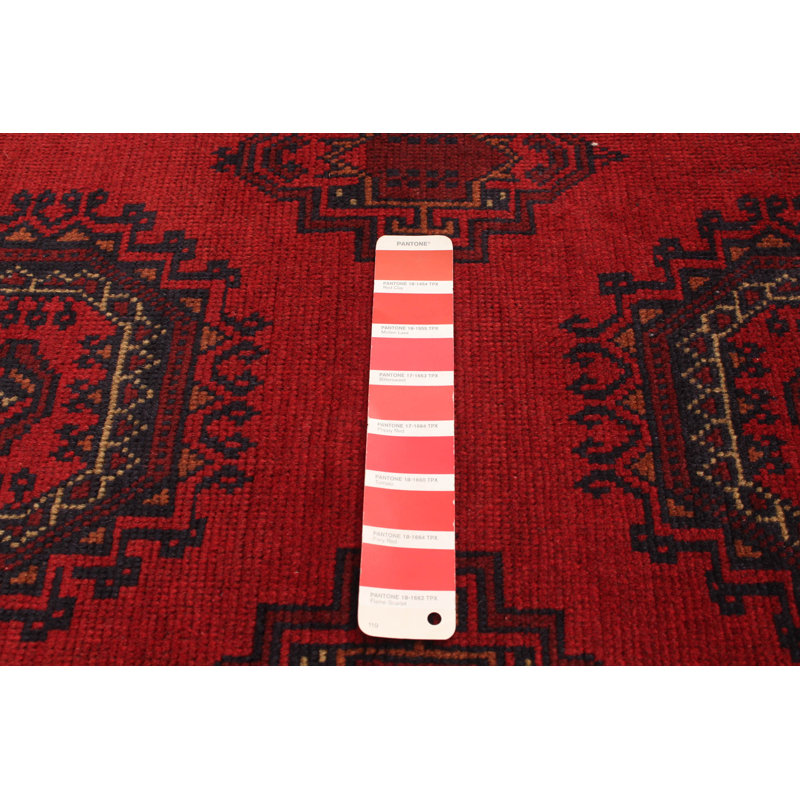 Ini One-of-a-Kind 3'3" X 5'0" New Age Wool Area Rug in Red