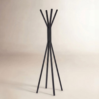 Freestanding 4 - Hook Coat Rack