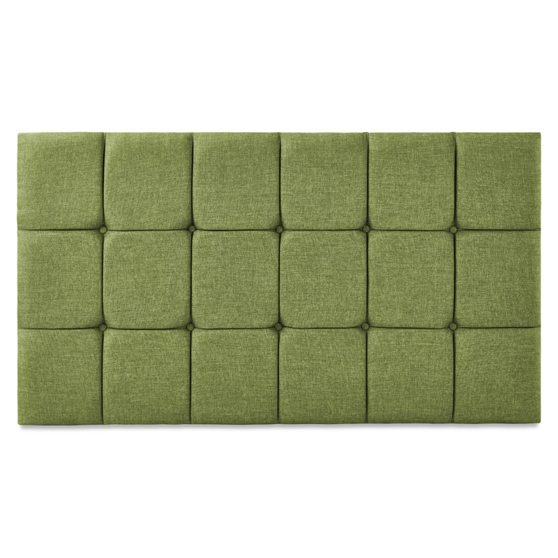 Brickhouse Upholstered Headboard, Small Double (4'), Lime Green