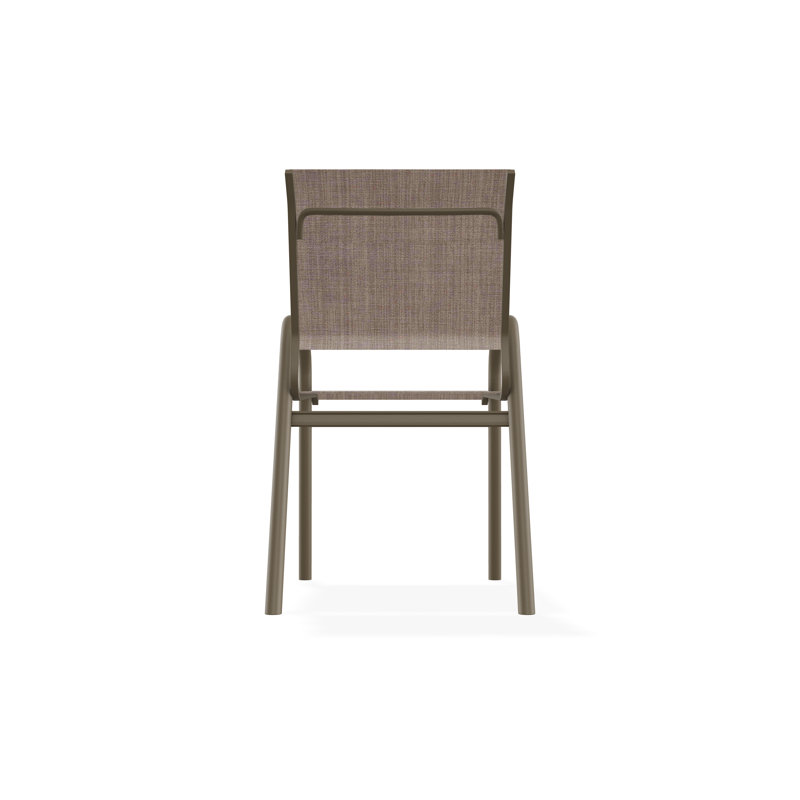 Chaise bistro Gardenella, Bois de plage, Fenouil Augustine Sunbrella®