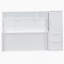Grand lit escamotable mural avec placard et tiroirs, grand lit, blanc