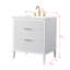 Ensemble de meuble-lavabo simple 30 po avec dessus en pierre reconstituée Bilroy-1395060402