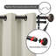 Tringle à rideaux double de 1 pouce de diamètre avec embouts sphériques, tringle à draperie télescopique ajustable robuste pour différentes pièces-2113516508-2113516511