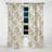 Glamorous Gold And White Marble Pearl Opulence III - Abstract Marble Blackout Curtain 1 Panels-107535218
