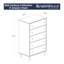 Commode 5 tiroirs Mid-Century-73274724