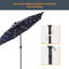 Parasol de marché inclinable 9 pi Donyel-1789839466