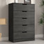 Commode 5 tiroirs l 31,5 po Aroob-1138915573