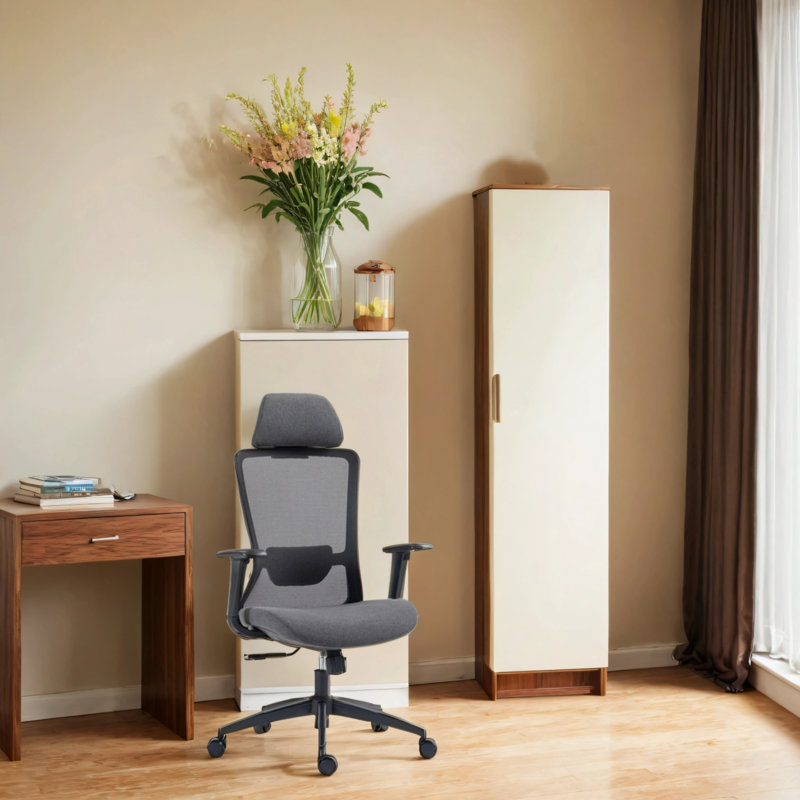 Chaise de bureau pivotante 360 °, Noir