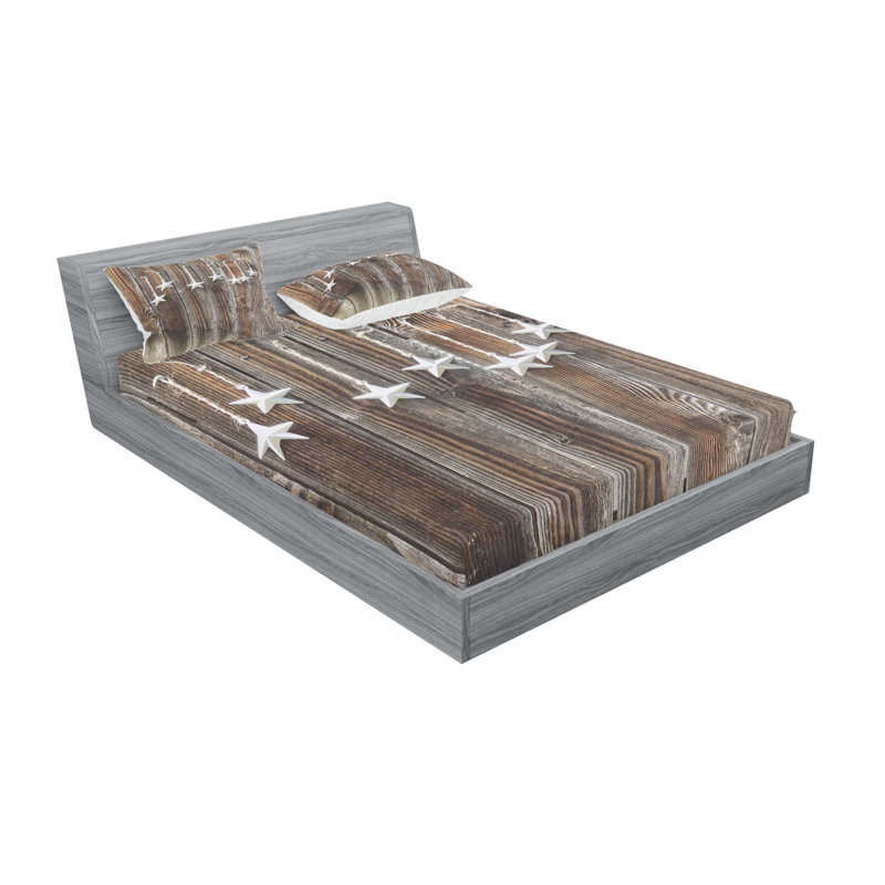 Microfiber Sheet Set, Queen Sheet Set with Fitted Sheet