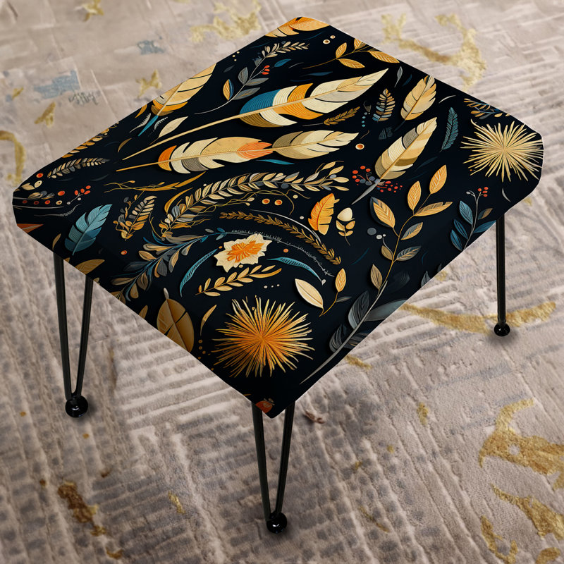 Bohemian Rhapsody Boho Pattern - Boho Rectangle Ottoman