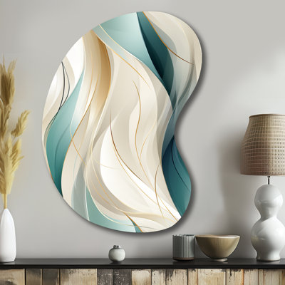 Crissie - Irregular Shape Abstract Metal Wall Art, Asymmetrical Metal Wall Sculpture Print
