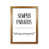 Honey Oak Frame
