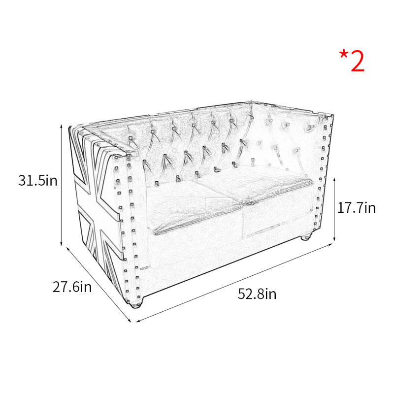 Banc de rangement American Leisure Cafe, Bleu