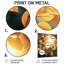 «Sun-Kissed Leaves III - Leaves», art mural en métal traditionnel-969972146