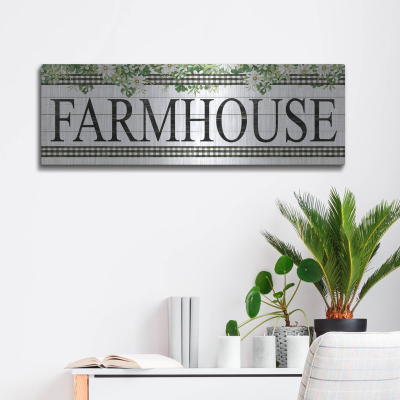 «Farmhouse Floral» par Cindy Jacobs, H 12 po x l 36 po