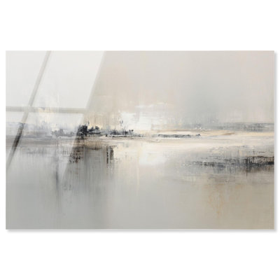 "Misty Horizon", impression murale à imprimé acrylique par Art Remedy, prête à être suspendue, 30 x 20