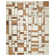 Tapis Mid-Century Nordic Ivory Rust