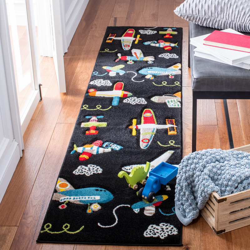 Tapis fantaisie Ryleigh Kids 100 Performance, Tapis de couloir 2 pi x 8 pi