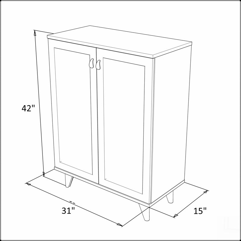Karina Wood Base Shoe Cabinet