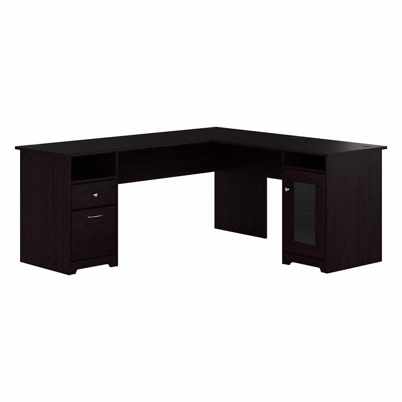 Bureau de 72 po Paelynn, H 30 po x l 71,69 po x P 68,5 po, Chêne espresso