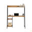 Bureau avec rehausse idéal pour le bureau ou le bureau dans la chambre ou le salon