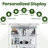 Anneliesse 4-Shelf Glass Display Cabinet with Mirrored Back, 3-Column Tempered Glass Display Case-133601477