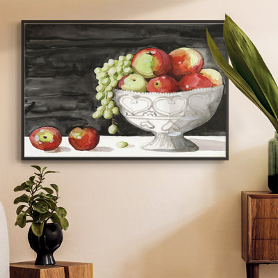 Watercolor Fruit Bowl I, reproduction d'art sur toile