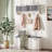 5 - Hook Wall Mounted Coat Rack with Storage in White