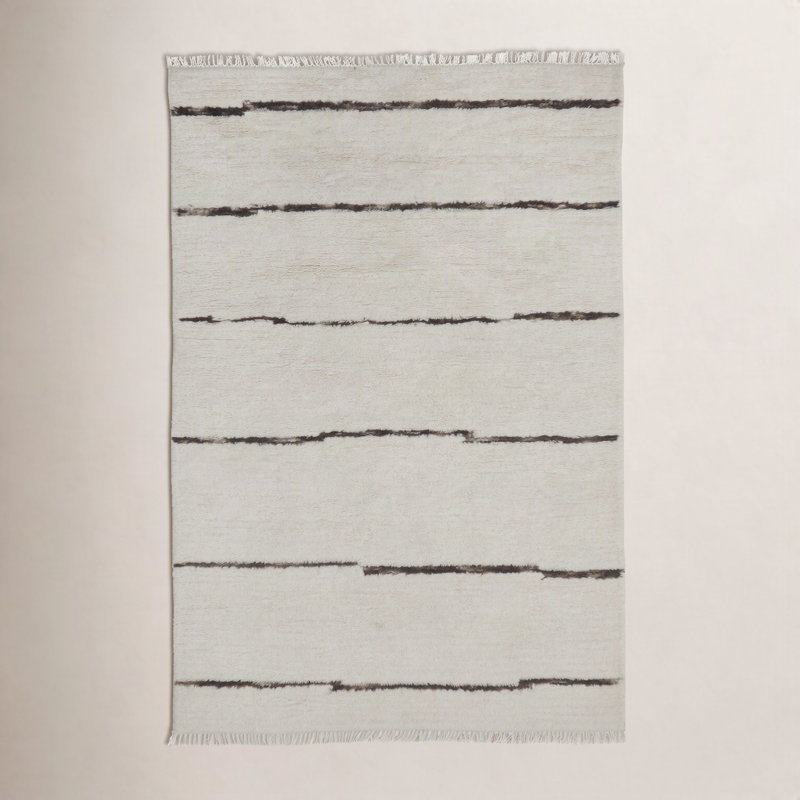 Fauna Hand Woven Wool Brisa Rug, Rectangle 2' x 3'