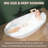 69" x 33" Acrylic Freestanding Soaking Bathtub with Overflow and Drain