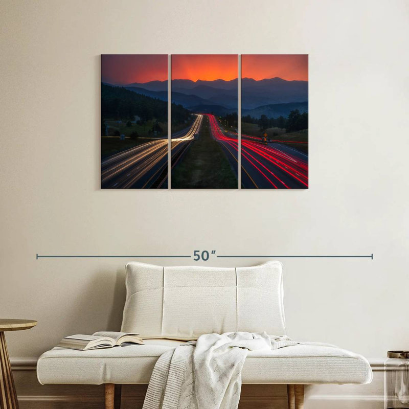 Mehar Sunset Rush Hour, 24" H x 38" W