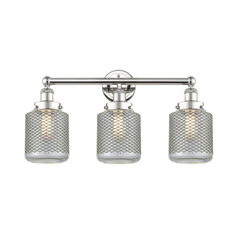 Dore 3 - Light Dimmable Vanity Light, Polished Nickel