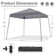 10 Ft. W X 10 Ft. D Steel Pop-Up Canopy With Weights