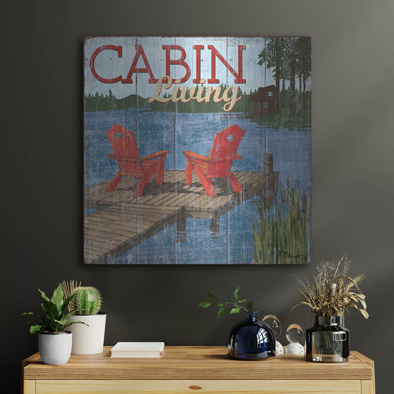 «Lake Living I» par Paul Brent, H 24 po x l 24 po
