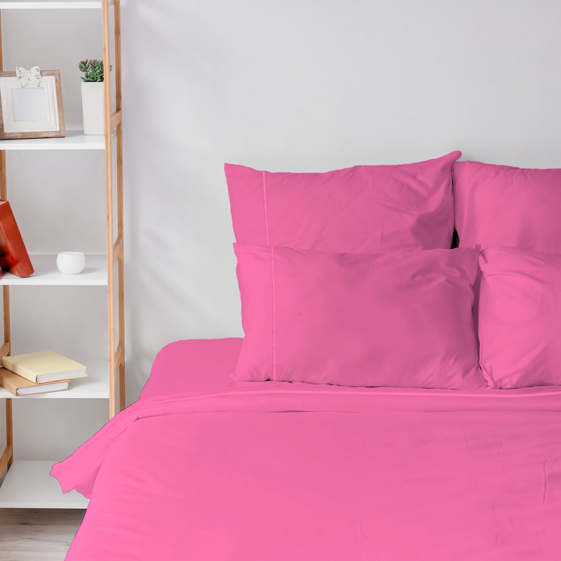 Ensemble de draps 6 pièces en microfibre brossée double ultra douce, feuilles rafraîchissantes avec poches très profondes - Lavable à la machine