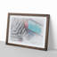 Painted Bricks in Abstract - Picture Frame Drawing Print-55735492-55735494