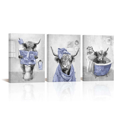 3 Piece Wrapped Canvas Print