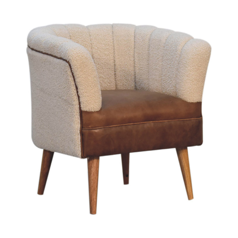 Bettye Upholstered Barrel Chair
