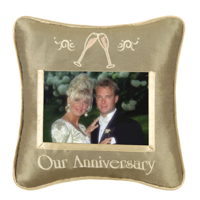 Our Anniversary Picture Pillow