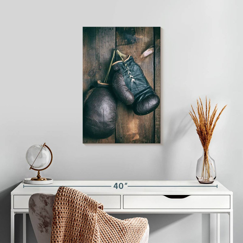 Sireci Old Boxing Gloves, 24" H x 16" W